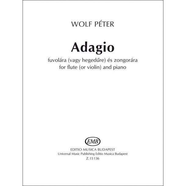 Adagio for flute (or violin) and piano