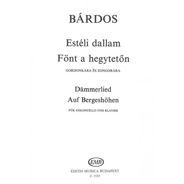 Est&eacute;li dallam - F&ouml;nt a hegytet'n