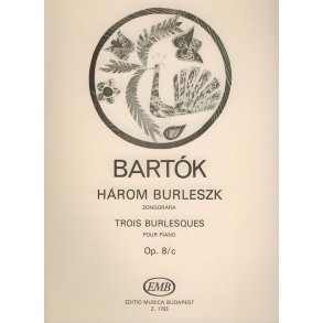 Drei Burlesken op. 8-c für Klavier