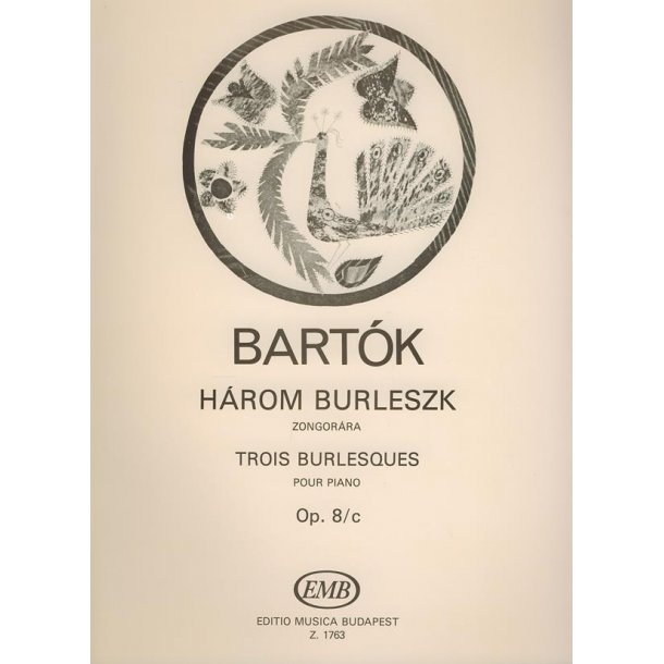 Drei Burlesken op. 8-c f&uuml;r Klavier