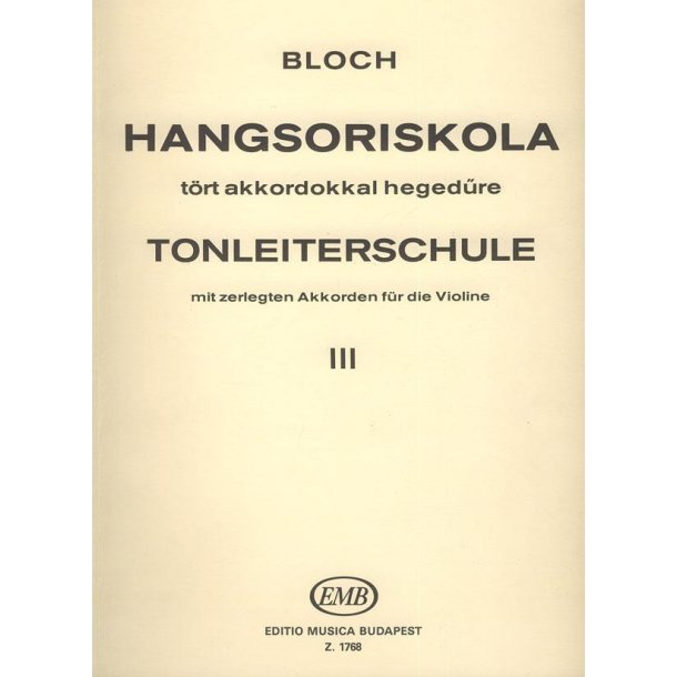 Tonleiterschule III op. 5 mit zerlegten Akkorden : mit zerlegten Akkorden