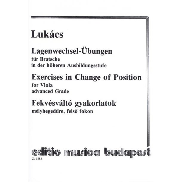 Lagenwechsel-&Uuml;bungen f&uuml;r Bratsche in der h&ouml;heren A
