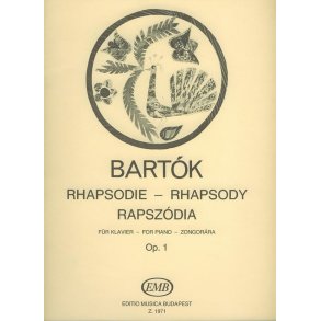 Rhapsodie op. 1 Erste Fassung : Erste Fassung