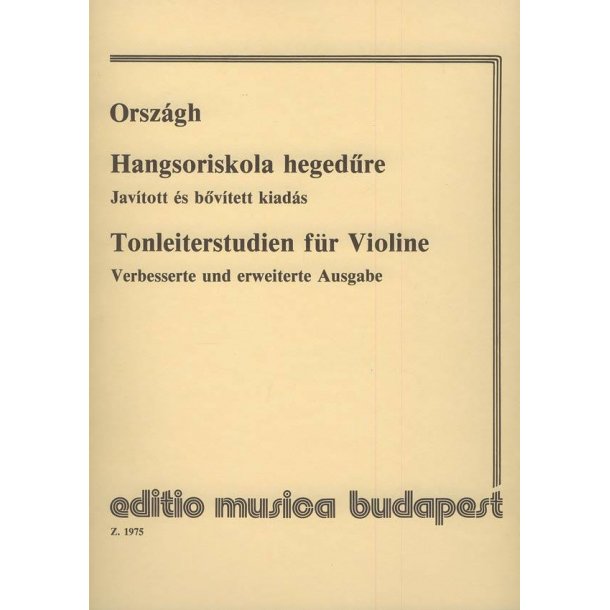Tonleiterschule f&uuml;r Violine