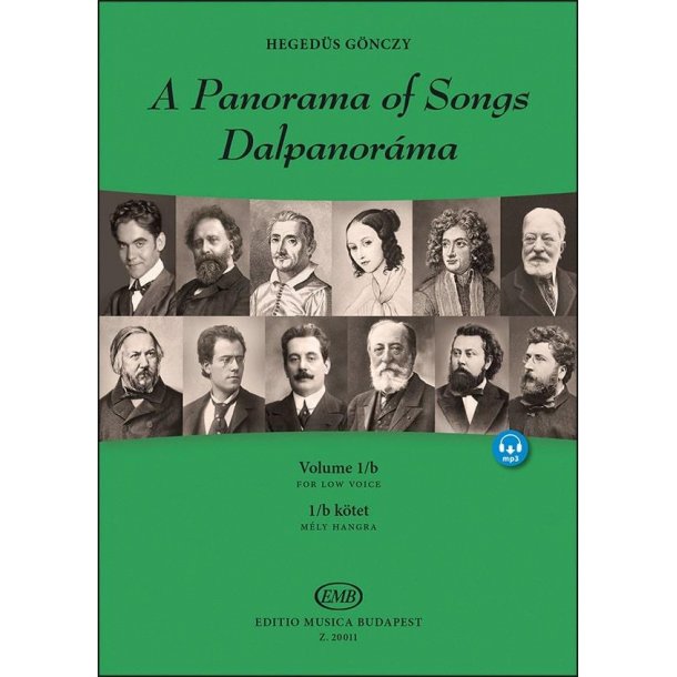A Panorama of Songs 1B : Easy songs from four centuries in six languages for low voice