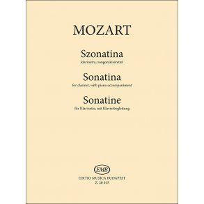 Sonatina for clarinet, with piano accompaniment : Transcription based on Divertimento No. 4 (KV 439b)