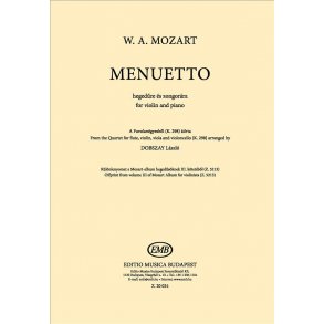 Menuetto : Offprint from volume III of Mozart Album for violinists Z. 5213