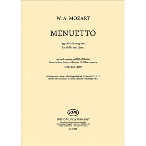 Menuetto : Offprint from volume III of Mozart Album for violinists Z. 5213