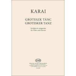 Groteszk t&aacute;nc : fuvol&aacute;ra &eacute;s zongor&aacute;ra