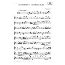 Groteszk t&aacute;nc : fuvol&aacute;ra &eacute;s zongor&aacute;ra