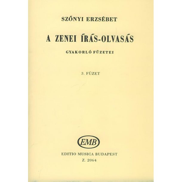 Methodik des musikalischen Schreibens und Lesens 3