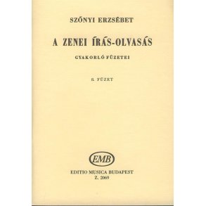 A zenei írás-olvasás gyakorló füzetei V8
