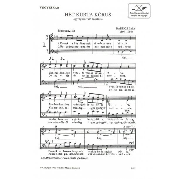 Seven Short Choruses