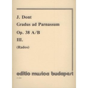 Gradus ad Parnassum III op. 38 30 fortgeschrittene : 30 fortgeschrittene Übungen für Violine mit Begleitung einer zweiten Violine