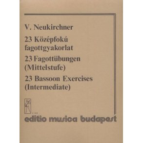 23 Fagottübungen für die Mittelstufe