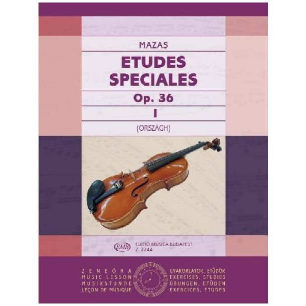 Etudes sp&eacute;ciales I op. 36