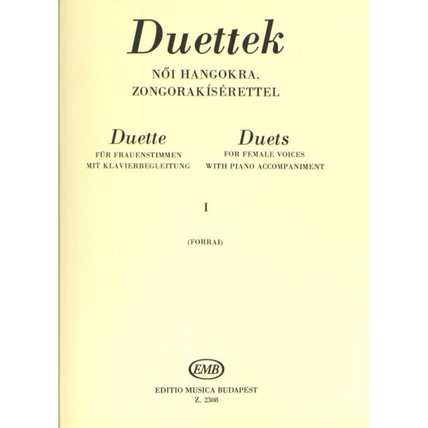 Duette f&uuml;r Frauenstimme I