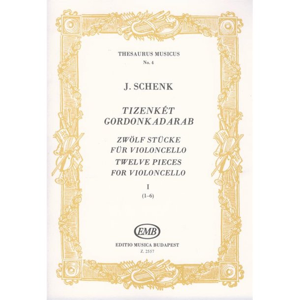 12 St&uuml;cke f&uuml;r Violoncello aus den Scherzi Musicali