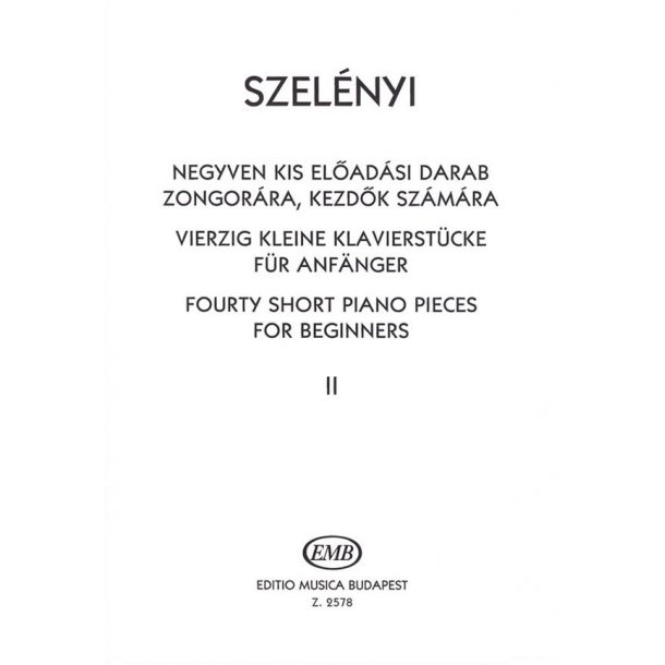 40 kleine Klavierst&uuml;cke : f&uuml;r Anf&auml;nger