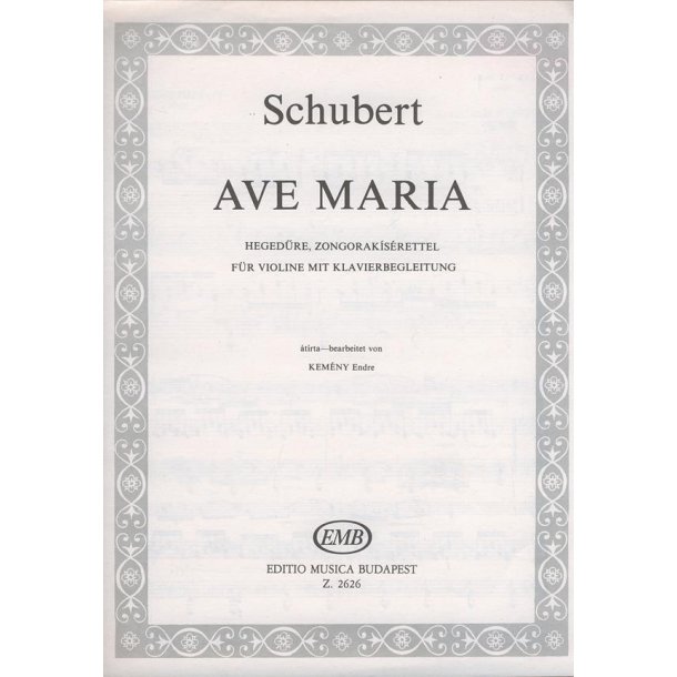 Ave Maria op. 52, No. 6