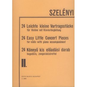 24 leichte kleine Vortragsstücke II