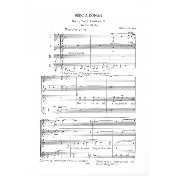 B&eacute;rc a r&oacute;n&aacute;n