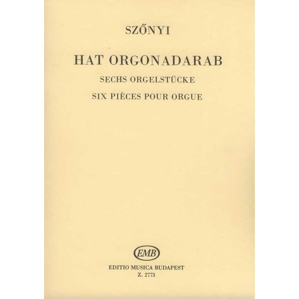 Sechs Orgelst&uuml;cke