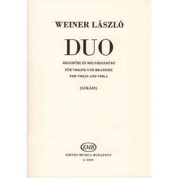 Duo for violin and viola
