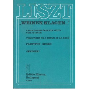 Weinen, klagen... Variationen über ein Motiv von : Variationen über ein Motiv von J. S. Bach