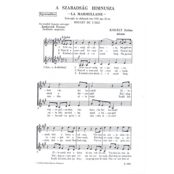 A szabads&aacute;g himnusza