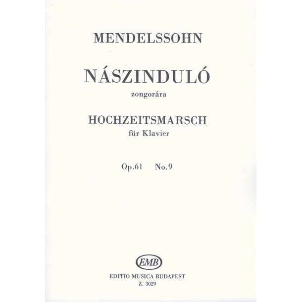 Hochzeitsmarsch Op. 61, No. 9