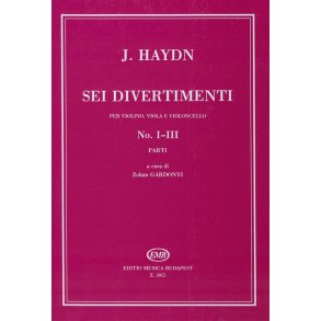 Sei divertimenti für Violine, Viola und Violonce : für Violine, Viola und Violoncello Nr. 1-3