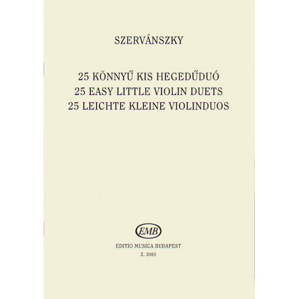25 leichte kleine Violinduos