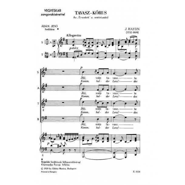 Komm, holder Lenz' Tavasz-k&oacute;rus)