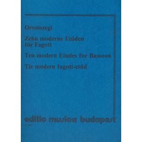 Zehn moderne Etüden für Fagott