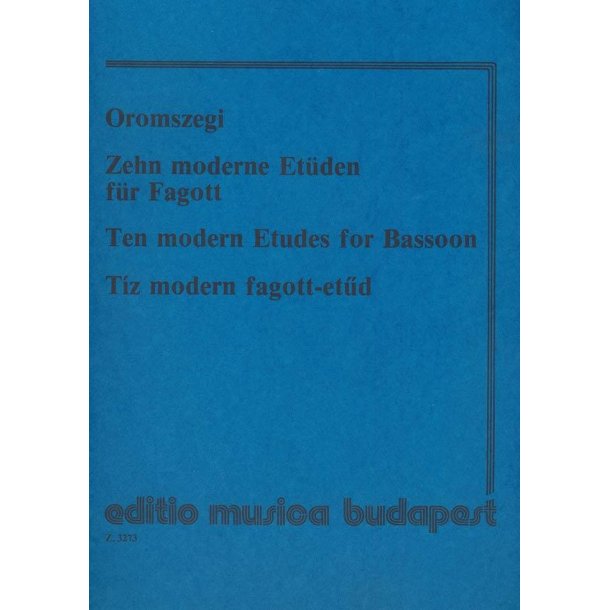 Zehn moderne Et&uuml;den f&uuml;r Fagott