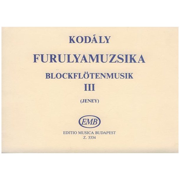 Blockfl&ouml;tenmusik III