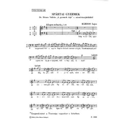 Sp&aacute;rtai gyermek. From the mystery-play