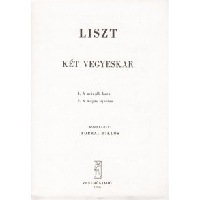 Two Choruses for mixed voices