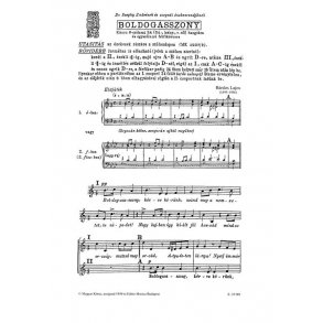 Boldogasszony : férfikórusra