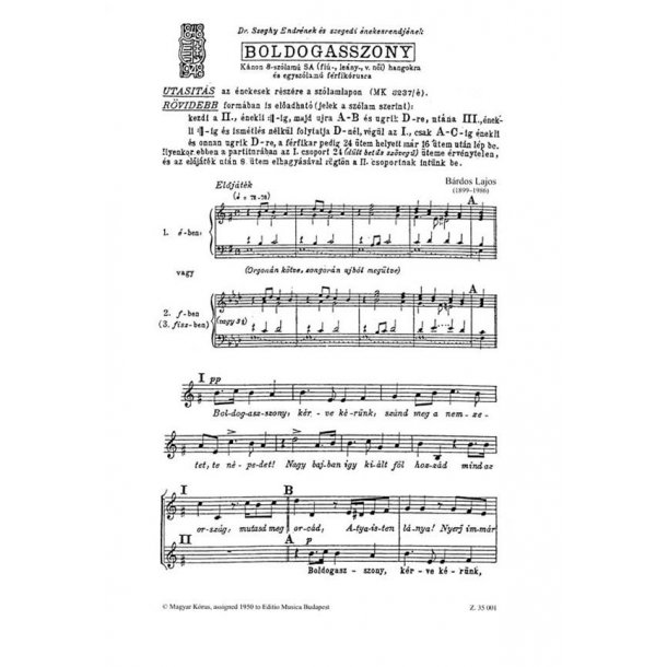 Boldogasszony : f&eacute;rfik&oacute;rusra