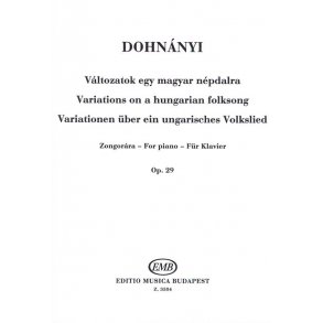 Variationen Über Ein Ungarisches Volkslied Op. 29