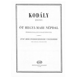 F&uuml;nf Berg-Tscheremissische Volkslieder