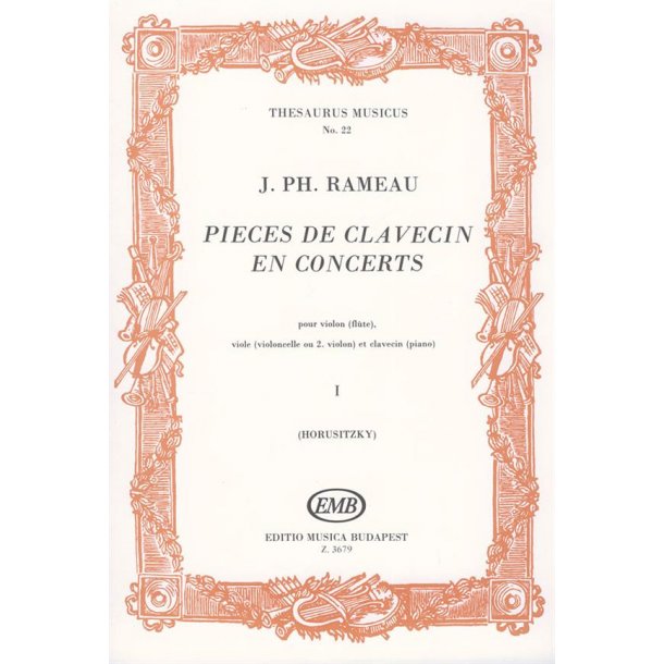 Pieces de clavecin en concerts I pour violon (flu : pour violon (flute), viole (violoncelle ou 2. violon) et clavecin, Concert Nr. 1