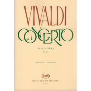 Concerto in re minore per fagotto, archi e cZalo : per fagotto, archi e cembalo RV 481 (F.VIII. No. 5, P.V. 282)