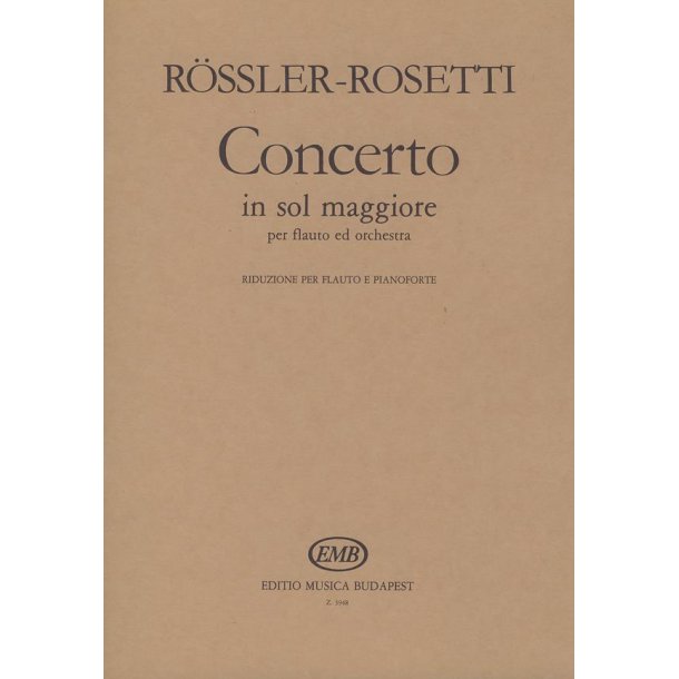 Concerto in sol maggiore per flauto ed orchestra