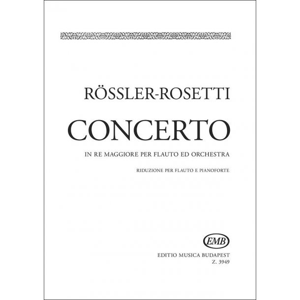 Concerto in re maggiore per flauto ed orchestra