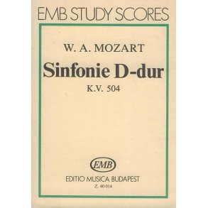 Sinfonie D-Dur, KV 504 Prager Sinfonie : Prager Sinfonie'