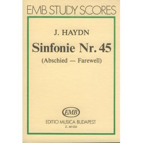 Sinfonie Nr. 45 (fis-Moll) Abschied : Abschied'