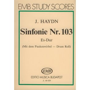 Sinfonie Nr. 103 (Es-Dur) Paukenwirbel : Paukenwirbel'